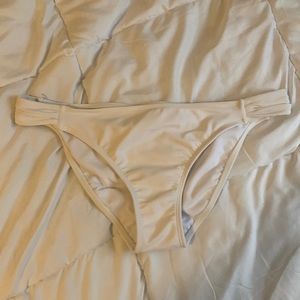 White bikini bottoms